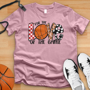 For The Love Of The Game Fall Print Tee