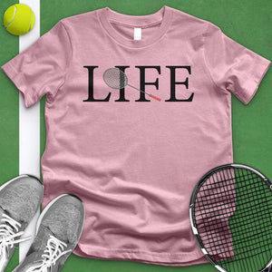 Tennis Life Racket Tee