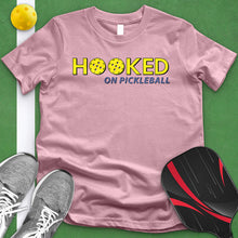 Load image into Gallery viewer, Hooked On Pickleball Tee
