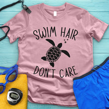 Load image into Gallery viewer, Swim Hair Don&#39;t Care Turtle Tee
