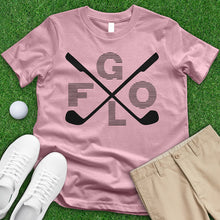 Load image into Gallery viewer, Faded GOLF Crossed Clubs Tee
