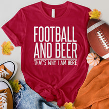 Load image into Gallery viewer, Football And Beer Tee
