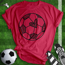 Load image into Gallery viewer, Gameday Heart Soccer Tee
