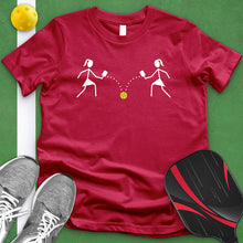 Load image into Gallery viewer, 2 Girl Pickleball Players Tee
