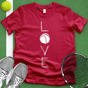 Love Tennis Vertical Tee