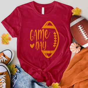 Game Day Vertical Football Tee