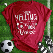 Load image into Gallery viewer, Soccer Mom Voice Tee
