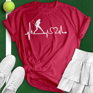 Tennis Heartbeat Tee