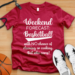 Weekend Forecast Basketball Tee