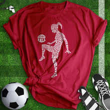 Load image into Gallery viewer, Soccer Player Typography Tee
