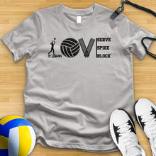 Load image into Gallery viewer, Love Volleyball Equipment Tee
