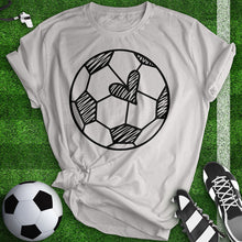 Load image into Gallery viewer, Gameday Heart Soccer Tee
