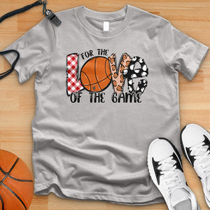 For The Love Of The Game Fall Print Tee