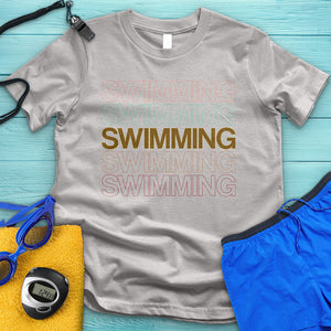 Swimming Swimming Retro-01 Tee