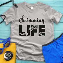 Load image into Gallery viewer, Swimming Life Tee
