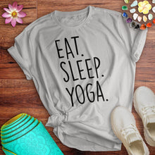 Load image into Gallery viewer, Eat Sleep Yoga Tee
