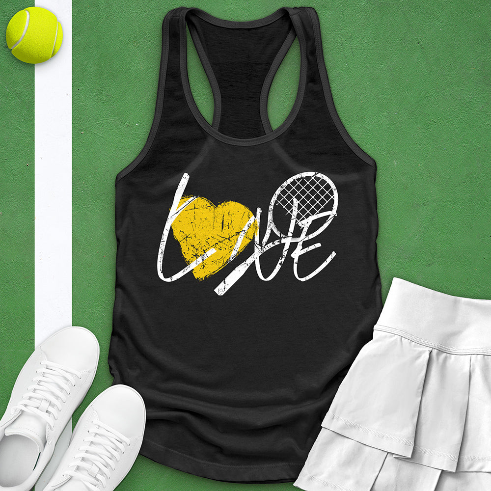 LOVE Tennis Racket Tank Top