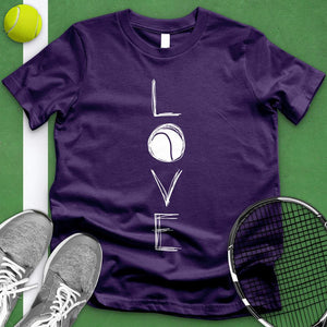 Love Tennis Vertical Tee