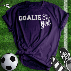 Goalie Girl Woman Tee