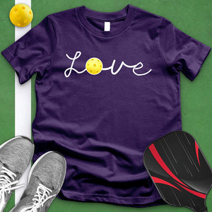 Cursive Love Pickleball Tee