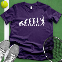 Load image into Gallery viewer, Evolution Of A Tennis Player Tee
