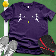 Load image into Gallery viewer, 2 Girl Pickleball Players Tee
