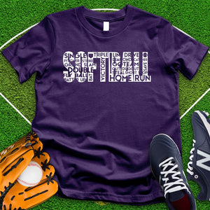 Soft Ball Art Word Tee