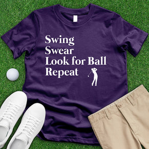 Swing Swear Look For Ball Tee