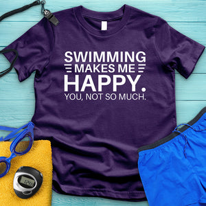 Swimming Makes Me Happy Tee