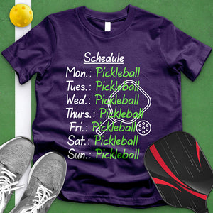 Schedule Pickleball Tee