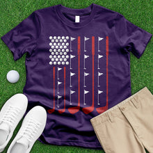 Load image into Gallery viewer, American Flag Tee With Hole Flags Tee
