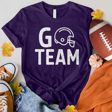 Load image into Gallery viewer, Go Team Football Helmet Tee
