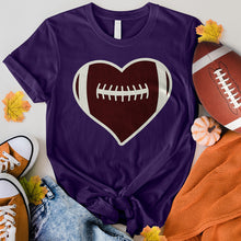 Load image into Gallery viewer, Football Heart Tee
