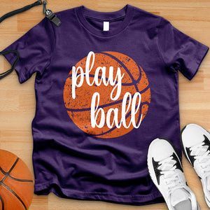 Play Ball Cursive Tee