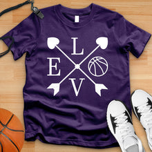 Load image into Gallery viewer, Love Basketball Arrow Tee
