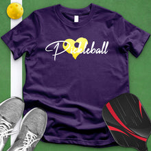 Load image into Gallery viewer, Heart Pickle Ball Tee
