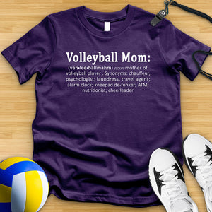 Volleyball Mom Definition Tee