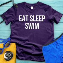 Load image into Gallery viewer, Eat Sleep Swim Tee
