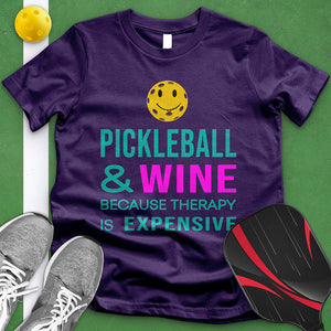 Pickleball And Wine Tee