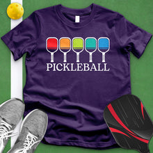 Load image into Gallery viewer, Pickleball Rainbow Tee
