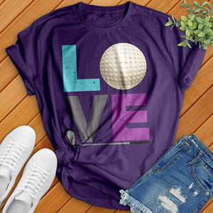 LOVE Ball And Club Tee