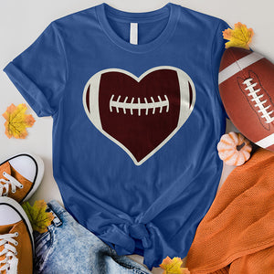 Football Heart Tee