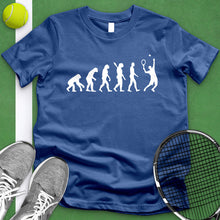 Load image into Gallery viewer, Evolution Of A Tennis Player Tee
