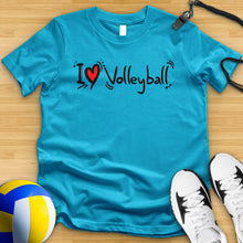 Load image into Gallery viewer, I Love Volleyball 2 Tee
