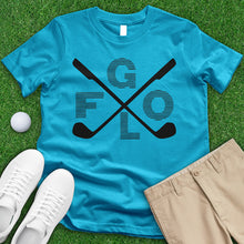 Load image into Gallery viewer, Faded GOLF Crossed Clubs Tee
