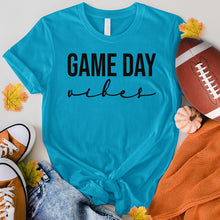 Load image into Gallery viewer, Cursive Game Day Vibes Tee
