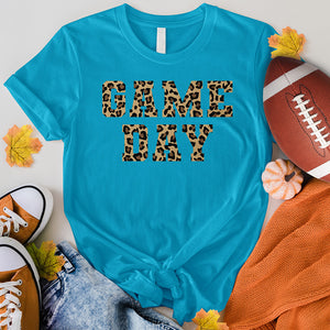 Game Day Leopard Print Tee