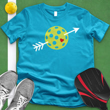 Load image into Gallery viewer, Pickleball Heart Arrow Tee
