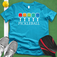 Load image into Gallery viewer, Pickleball Rainbow Tee
