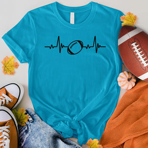 Football Heart Beat Tee